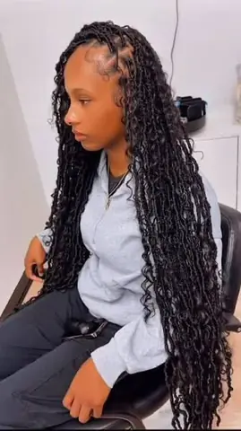 False Locs Boho example